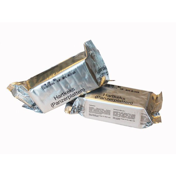 BW Hartkekse (Panzerplatten), Original Bundeswehr Produktion, 125 g
