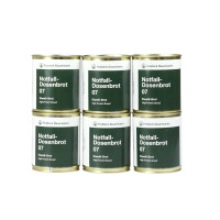 6 x Dosenbrot 07, Eiwei&szlig;brot, High Energy, 400 g