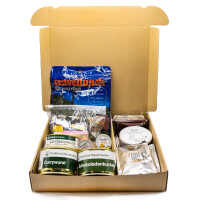 Feddeck EPa Typ 53 - gef&uuml;llte vegetarische Paprikaschote - Zitronenkuchen -Dosenk&auml;se Gouda