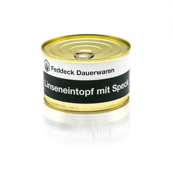 Linseneintopf mit Speck, 400 g