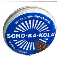 6 x 100 g Scho-Ka-Kola Vollmilch - koffeinhaltig - Energieschokolade