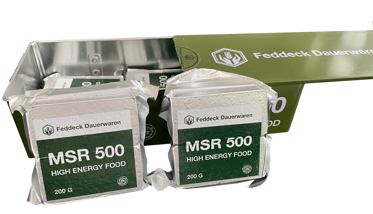 MSR 500, High Energy Food, 6 x 200 g, en boîte métallique